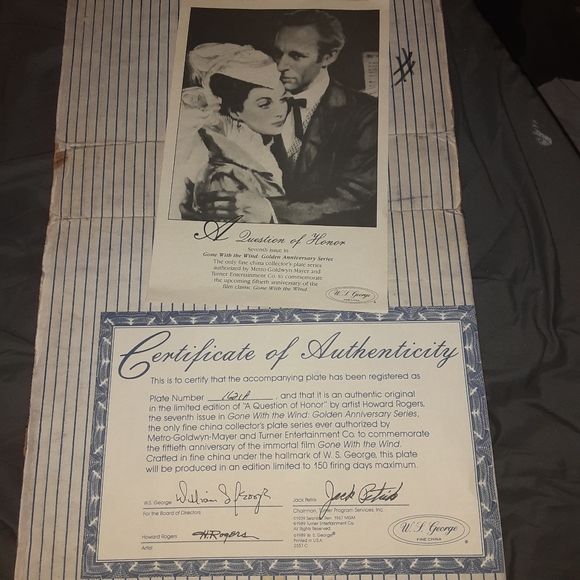 🪶 Gone with the wind plate - Picture 3 of 5